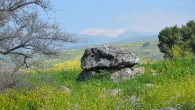 The 4,000-year-old ‘multi-dolmen,’ the Shamir Dolmen Field, Israel. Image credit: Gonen Sharon, Tel Hai College.