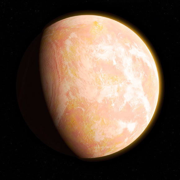 Archean Earth. Image credit: Francis Reddy, NASA’s Goddard Space Flight Center.