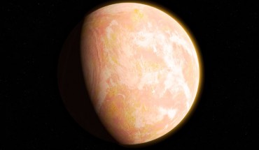 Archean Earth. Image credit: Francis Reddy, NASA’s Goddard Space Flight Center.