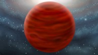 An artist’s impression of the brown dwarf SDSS J0104+1535. Image credit: John Pinfield.
