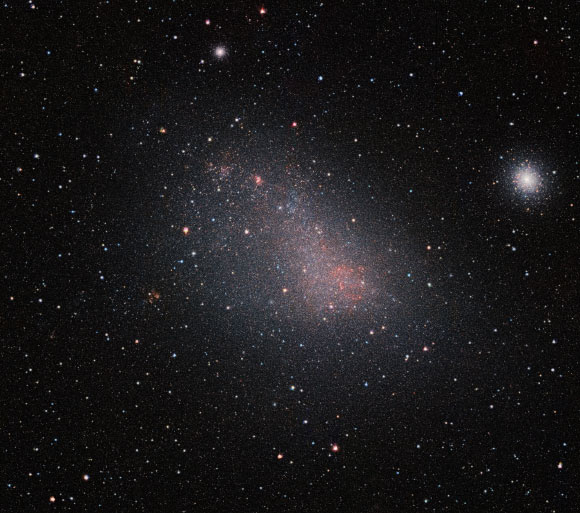 This VISTA image of the Small Magellanic Cloud shows millions of stars. Image credit: ESO / VISTA / VMC.