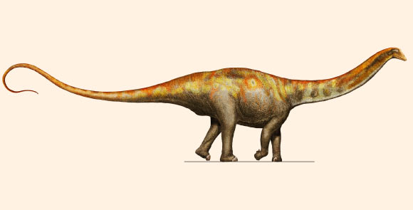 Life reconstruction of Galeamopus pabsti. Image credit: Davide Bonadonna.
