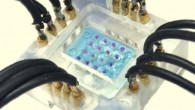 A light-activatable 4 x 4 droplet array. Image credit: Restrepo Schild et al, doi: 10.1038/srep46585.
