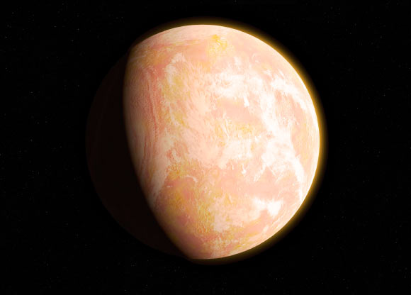 Artist’s conception of early Earth. Image credit: NASA’s Goddard Space Flight Center / Francis Reddy.