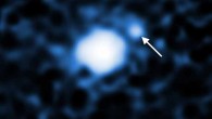 This Hubble image shows a moon orbiting the dwarf planet 2007 OR10. Image credit: NASA / ESA / C. Kiss, Konkoly Observatory / J. Stansberry, STScI.