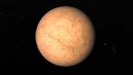 TRAPPIST-1h is shown as covered in ice, similar to Jupiter’s icy moon Europa. Image credit: NASA.