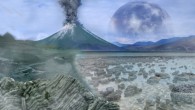 According to Williams et al, the earliest metabolisms of the Archaea were based on the anaerobic reduction of carbon dioxide, and likely evolved during the earliest period of Earth’s evolutionary history. This is an artist’s impression of an Archean landscape. Image credit: Tim Bertelink / CC BY-SA 4.0.
