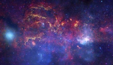 This composite image shows the central region of the Milky Way Galaxy. Image credit: NASA / JPL-Caltech / ESA / CXC / STScI.