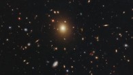 The giant elliptical galaxy in the center of this Hubble image is the most massive and brightest member of the galaxy cluster Abell 2261. Spanning a little more than one million light-years, the galaxy is about 10 times the diameter of the Milky Way Galaxy. Abell 2261 is located approximately 3 billion light-years away. Image credit: NASA / ESA / M. Postman, STScI / T. Lauer, NOAO / CLASH Team.