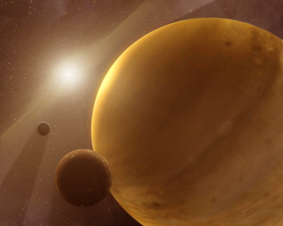 The Milky Way Galaxy has a strong preference for two types of planets: rocky planets up to 1.75 times the size of Earth, and gas-enshrouded mini-Neptunes, which are from 2 to 3.5 times the size of Earth. Our Galaxy rarely makes planets with sizes in between these two groups. Image credit: NASA / JPL-Caltech.