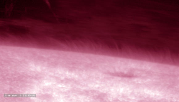 A view of the limb of the Sun. Image credit: NASA’s Goddard Space Flight Center Scientific Visualization Studio.