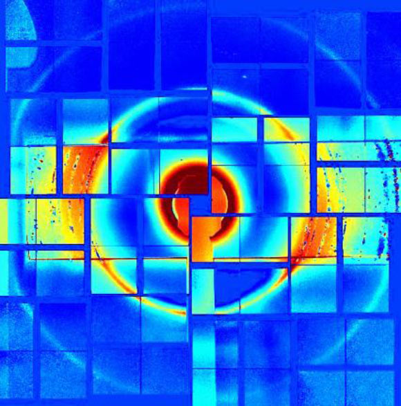 Amaya et al created 78% cubic ice crystals. Image credit: Ohio State University.