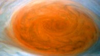 This image of the Great Red Spot was taken on July 10, 2017, as Juno performed its seventh close flyby of Jupiter. At the time the image was taken, the spacecraft was 8,648 miles (13,917 km) from the tops of the clouds of the planet. Image credit: NASA / SwRI / MSSS.