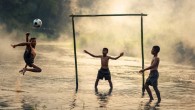 According to Vlachopoulos et al, bone acquisition is higher in adolescent male soccer players compared to swimmers and cyclists at the femoral neck and lumbar spine sites of the skeleton. Image credit: Sasin Tipchai.