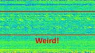 The Weird! Signal. Instead of emanating from Ross 128, the most likely source of the signal is a satellite orbiting the Earth. Image credit: Planetary Habitability Laboratory, University of Puerto Rico.