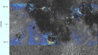 Map of ESPAT (effective single particle absorption thickness) values and associated water contents derived from Moon Mineralogy Mapper spectra. Numerous locations of increased water content (arrows) are associated with previously recognized pyroclastic deposits ranging in area from thousands of square km to much smaller deposits recently identified in high-resolution Lunar Reconnaissance Orbiter Camera images. A - Aristarchus Plateau, H – Harbinger, H&D - Humorum & Doppelmayer, O – Orientale, RB - Rima Bode, SA - Sinus Aestuum, SG - Sulpicius Gallus, TL - Taurus-Littrow, V – Vaporum. Image credit: Ralph E. Milliken & Shuai Li, doi: 10.1038/ngeo2993.