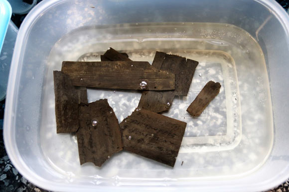 The newly-discovered Vindolanda tablets. Image credit: Vindolanda Trust.