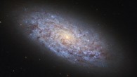 This image from Hubble’s WFC3 is likely the best of the dwarf galaxy NGC 5949. Image credit: NASA / ESA / Hubble.