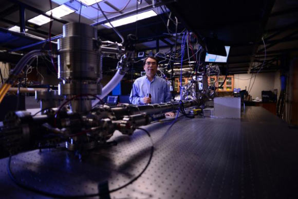 Professor Chang and co-authors broke the record for the shortest light pulse. Image credit: University of Central Florida.
