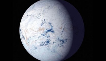 Cryogenian Earth. Image credit: NASA.