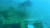 Underwater archaeologists explore the submerged portion of Port Royal. Image credit: Texas A&M University.