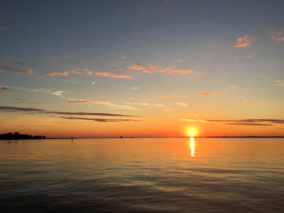 Chesapeake Bay near the Rappahannock River Mouth, VA. Image credit: University of Delaware.