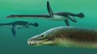 Life reconstruction of Lagenanectes richterae. Image credit: Frederik Spindler.