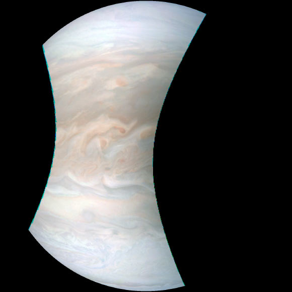 Points of Interests: ‘Whale’s Tail’ and ‘Dan’s Spot.’ Image credit: NASA / JPL-Caltech / SwRI / MSSS.
