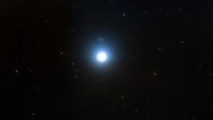 Regulus. Image credit: DSS / Centre de Données astronomiques de Strasbourg / SIMBAD.