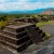 A view over the smaller pyramids on the eastern side of Plaza de la Luna from Piramide de la Luna towards Piramide del Sol at Teotihuacan. Image credit: Daniel Case / CC BY-SA 3.0.
