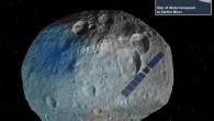 Large, smooth areas on Vesta correlated with higher concentrations of hydrogen. Image credit: Elizabeth Palmer / Essam Heggy.