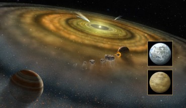 A young planetary system. Image credit: NASA / FUSE / Lynette Cook.