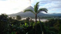 A smoking volcano. Image credit: Bela Marie.