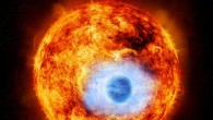 This artist’s illustration shows a planet-eating star. Image credit: NASA / CXC / M.Weiss.