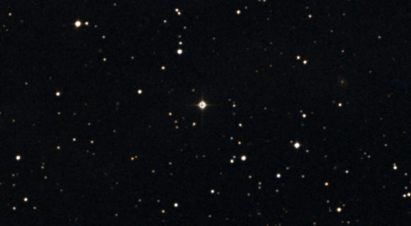 EPIC 247589423 (center). Image credit: Centre de Données astronomiques de Strasbourg / SIMBAD / DSS.