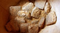 3,250-year-old cuneiform tablets were found inside a clay vessel at the archaeological site of Bassetki in the Kurdistan region of northern Iraq. Image credit: Peter Pfälzner, University of Tübingen.