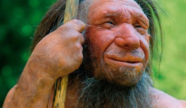 A reconstruction of a Neanderthal man. Image credit: Neanderthal Museum.