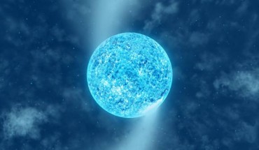 Artist’s impression of Zeta Puppis, an O-type star approximately 1,400 light-years away in the constellation Puppis. Image credit: Tahina Ramiaramanantsoa.