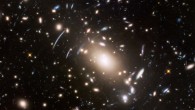 This Hubble image shows the massive galaxy cluster Abell S1063. Image credit: NASA / ESA / J. Lotz, STScI.