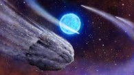 Artist’s impression of the comet passing a distant star. Image credit: Danielle Futselaar.