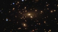 This Hubble image shows the gigantic galaxy cluster Abell 665. Image credit: NASA / ESA / Hubble.
