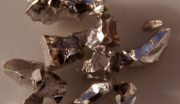 Pieces of pure iridium.