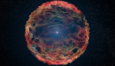 Artist’s impression of a Type II supernova. Image credit: NASA / ESA / G. Bacon, STSci.