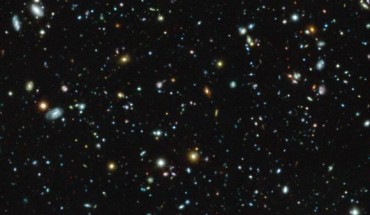 This color image shows the Hubble Ultra Deep Field region, as observed with the MUSE instrument on ESO’s Very Large Telescope. Image credit: ESO / MUSE HUDF Collaboration.