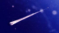 A 1.5-mm-long impact track of a meteoroid captured in aerogel exposed to space by the European Retrievable Carrier (EURECA) spacecraft. Image credit: NASA / ESA.