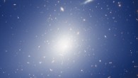 The galaxy cluster RCS2 J2327-0204. Image credit: ESO / NASA / ESA / Hubble.
