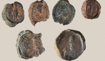 Clay seals from the archive of Doliche. Image credit: University of Münster.