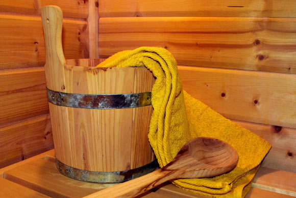 Sauna bathing is good for your health. Image credit: U. Leone.