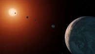 This illustration shows the TRAPPIST-1 multi-planet system. Image credit: NASA / JPL-Caltech.