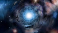 Artist’s impression of a galaxy in the early Universe. Image credit: Amanda Smith, University of Cambridge.